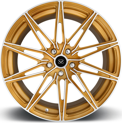 Goldene 1-PC 18 19 Zoll geschmiedete Alloy Custom Felgen für Maserati Räder