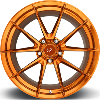 18 19 20 21 22 Zoll Landrover Discovery Räder Orange 1-Pc geschmiedet Aluminiumlegierung A6061 T6 Styling Custom Felgen
