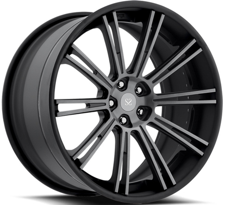 Für Benz SLS-Klasse Schwarze Maschine Gesicht 18 19 20 21 22 Zoll 2-PC geschmiedete Legierung kundenspezifische Räder