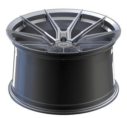 Silberfarbe Monoblock geschmiedete Räder für Porsche Deep Concave Custom 1 Stück Felgen