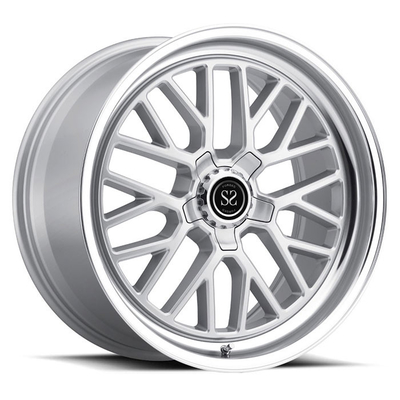 silbernes 1-teiliges geschmiedetes Rad der Aluminiumlegierung über jwl Standard für Auto