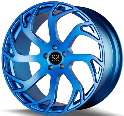 Kundenspezifische blaue 20 geschmiedete Räder hergestellt von der Aluminiumlegierung 6061-T6 für Ford 5x108