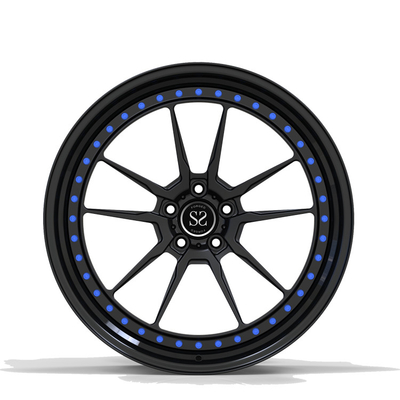 Audi Satin Black Alloy Wheels-Aluminiumpersonenkraftwagen-Radfelgen
