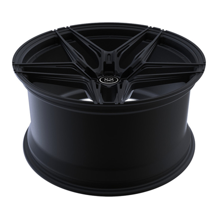 Poliert schwärzen Sie 22 Zoll 1-teilige geschmiedete Rad-für Golf GTI