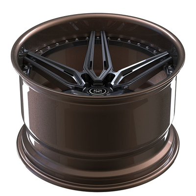 22 Zoll-kundenspezifische 2-teilige geschmiedete Rad-Kanten für Nissan GTR R35