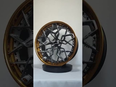 Polsterbarrel 2 Stück geschmiedete Räder gebürstete Scheibe 21 22 23 Zoll Aluminiumlegierung