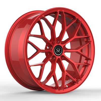 Rotes kundenspezifisches 1PC schmiedete Aluminiumleichtmetallfelgen 9.5Jx21 ET31 für Audi Q7