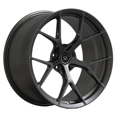 1-teiliges geschmiedetes Rad-gebürstetes Aluminiumschwarzes Monoblock für Auto-Kanten BMWs M3