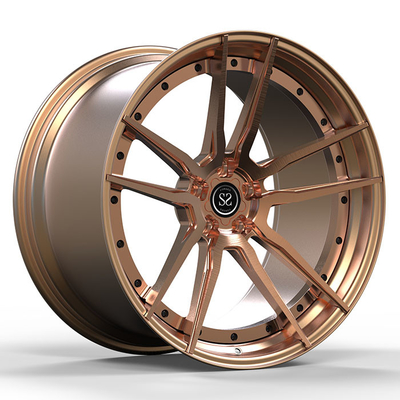 Bronze-2-PC schmiedete Leichtmetallfelgen 18 19 20 21 22 23 Zoll für Porsche 991 996 963