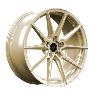 Monoblock 1 PC schmiedete Räder, die 20inch 20x10.5 Gold für Luxus BMWs M5 bürstete