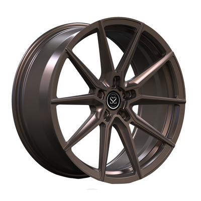 Dunkler Bronzespeiche 1 PC schmiedete Räder 19inch geschwankt für Luxusauto-Kanten Audis S5