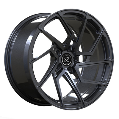 1-teilige geschmiedete Räder 19inch Rotaional Grey Spoke Discs For Audi S4 Monoblock