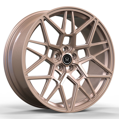 konkave Monoblock 1-teilige Kanten-Räder Rose Gold Forged Ranger Rover Svr 23inch 23x10