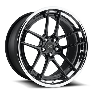 Silbernes bestes Leichtmetallrad 22 konkav von den Auto-Kanten mit 5x114.3 für besonders angefertigt
