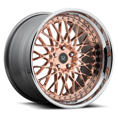 Kundenspezifische Polierlippe 3PC schmiedete Rad-Kanten 21x11 für Audi RS7