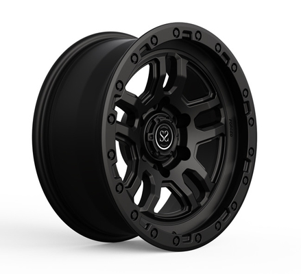 17X7 4X4 fasst geschmiedete Auto-Räder Off Road Matte Black For Toyota 4runner ein