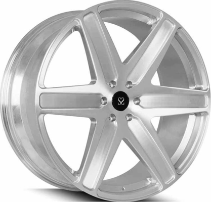 Klare Bürsten-1-teilige geschmiedete Aluminiumräder 22 x 9,5 6 x 139,7 für Toyota Land Cruiser