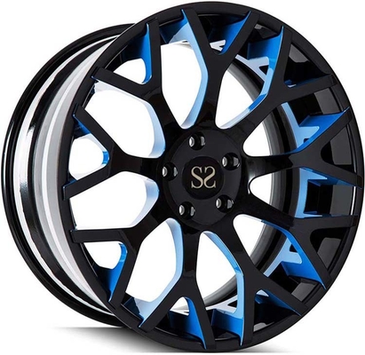 Glanz-Schwarzes 3PC schmiedete Aluminiumleichtmetallfelgen 19x9 und 19x10.5 für Mercedes Benz E200