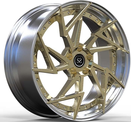 Polihsed-Lippe 2PC schmiedete Aluminiumleichtmetallfelge-Subaru-Förster Sk Facelif 19x8 5x114.3