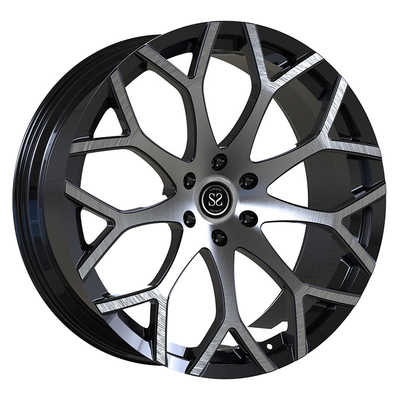 Maßgeschneiderte Monblockräder 6-120 21x9.0 Schwarz gestrichenes Gesicht Für Cadillac SRX GMT166