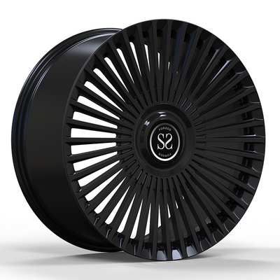 Custom 1PC geschmiedete Aluminiumlegierung RIms Rolls Royce Dawn 22x10.5 Glanz Schwarz 5x120