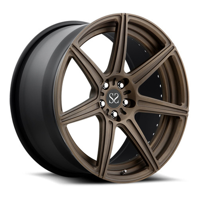 Aluminiumlegierung 2 Stück geschmiedete Bronze Räder für Audi Rs6 Rs7 Rims21 22 Inch 5x112