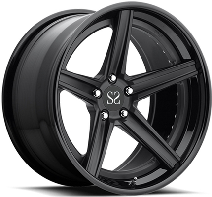 Hyper Schwarz 1PC geschmiedete Aluminium-Riegel 20 21 und 22 Zoll 5x120 5x100 5x105 5x112