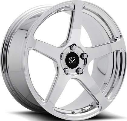 Hyper Silber geschmiedete Legierungsräder 5x112 5x130 für Ferrari Bentley 18 19 20 21inches A6061 T6