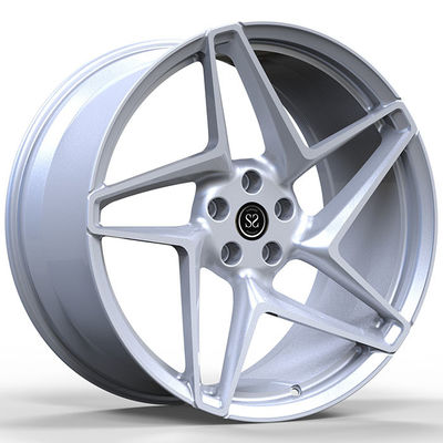 SF90 Spider Custom geschmiedet 1PC Felgen Silber Staggered 9,5Jx20 und 1,5Jx20