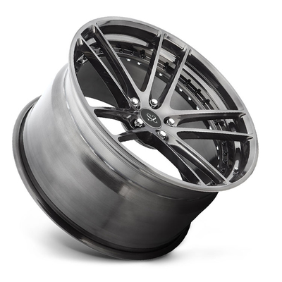 Hyper Silber 1PC geschmiedete Autolegierung Felgen 21 Zoll für Tesla Räder Custom Luxus