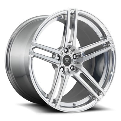 Silberner Monoblock 21 Zoll 1 Stück geschmiedete Räder für Ferrari 488