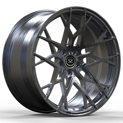 BMW M3 Touring 2023 Staggered 20x10.5 und 21x11.5 Schwarzgesichts geschmiedete Felgen