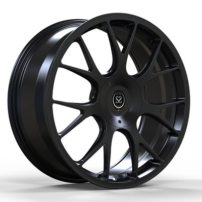 BMW X3M Competition 2020 Jahr Custom geschmiedete Felgen 22x10 und 22x11 Satin Schwarz