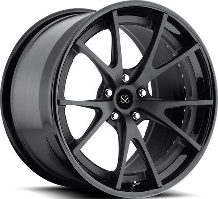 Schwarzer Fass für BMW X3m Räder 22 Zoll 2-PC geschmiedet Alloy Custom Felgen