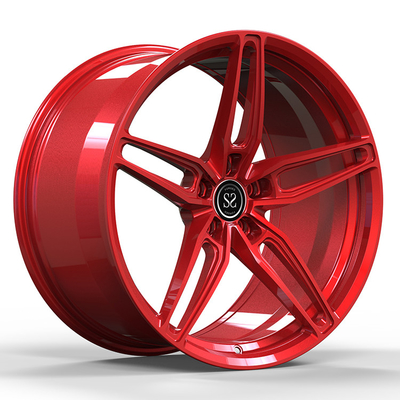 Dodge Durango 20x8.5 5x127 Glänzendes Rot 1-PC Felgen