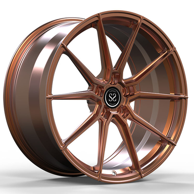 Porsche Macan Glanz Bronze 22x10 und 10,5 Custom 1-PC geschmiedete Felgen