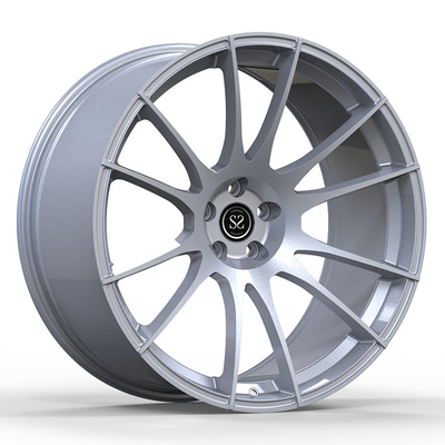 9Jx19 ET45/11.5J x19 ET56/5x114.3/70.5 Silberne, kundenspezifisch geschmiedete Felgen für Mustang 350