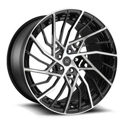 Silberne Räder geschmiedet Monoblock 21 Zoll Stagger für Ferrari 488 Custom Felgen