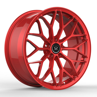 Rot 1 Stück geschmiedete Räder Custom 21x9.5 und 22x12 für Ferrari FF