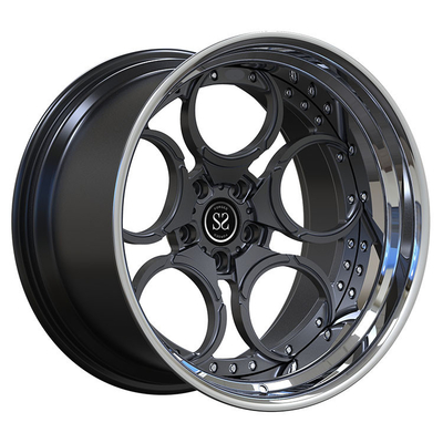 Nissan GTR Staggered 19 und 20 Zoll 5x114.3 PCD Custom 2-PC geschmiedete Legierungsfelgen