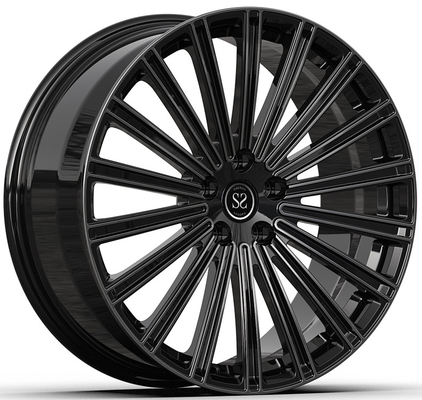 23x11.5 Glanzschwarz Maschinelle Speichen 1-PC geschmiedete Räder Für 2011 G Wagon
