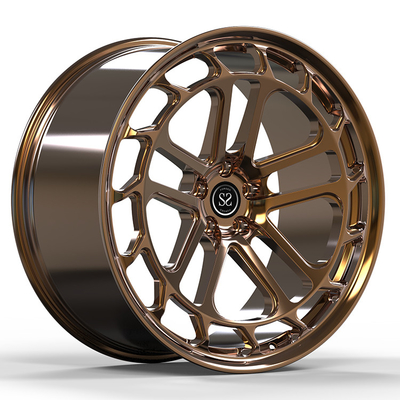 Bolt Muster 5x128 Custom Bronze poliert 1 Stück geschmiedet Räder 20 und 21 Zoll für Aston Martin DB11 AM5