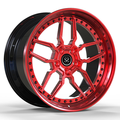 19x10 ET25/19x12ET20/5x114.3/60.1 2 Stück geschmiedete Räder Red Disc für Toyota Supra