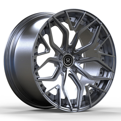 Satin Pistole Metall 18x9.5 und 18x10.5 Custom geschmiedet 2-PC Felgen für 2010 E92 M3