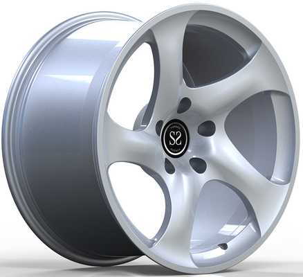 20x9 und 20x10 Glanz Silber 1 Stück geschmiedete Räder für Porsche Macan S 2017-2022
