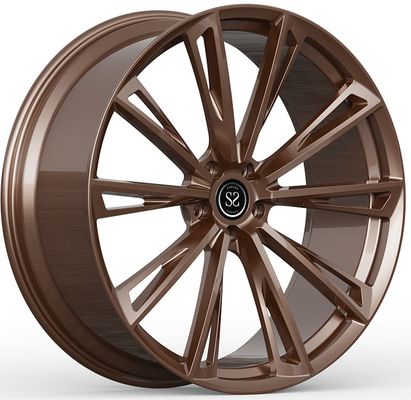 24x10.5 ET+32/24x12ET+45 PCD 5x112/CB 66.6 Glanz Bronze geschmiedete Räder für BMW X7