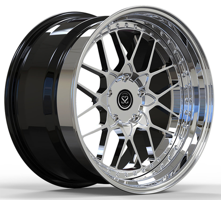 20x10.5ET+70/21x12.5E+27 5x4.75/70.1 3-PC Chromfelgen für die C5 Corvette