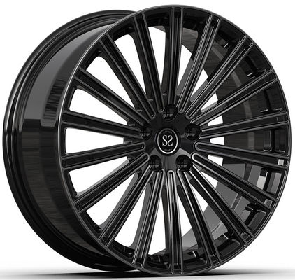 22x9.5 und 22x11 Glanz schwarz bearbeitet 1 Stück geschmiedete Räder für G70 BMW