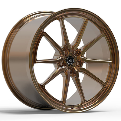 20x10.5 ET25 Custom Satin Bronze Felgen für den Audi RS4 B9 2020
