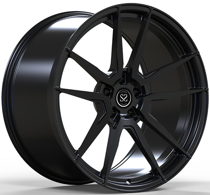 BMW M4 Staggered 20x9.5 und 21x10.5 Custom 1-PC geschmiedete Felgen Satin Schwarz